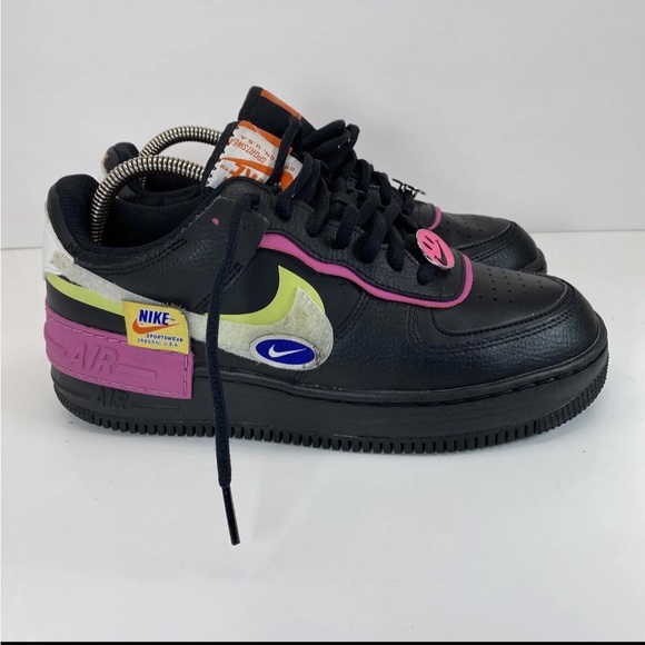 Women's Nike Air Force 1 Shadow 'Cosmic Fuchsia' Sneaker - Picture 3 of 7